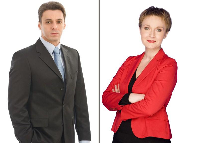Mircea Badea si Dana Grecu, Foto: Intact Media Group