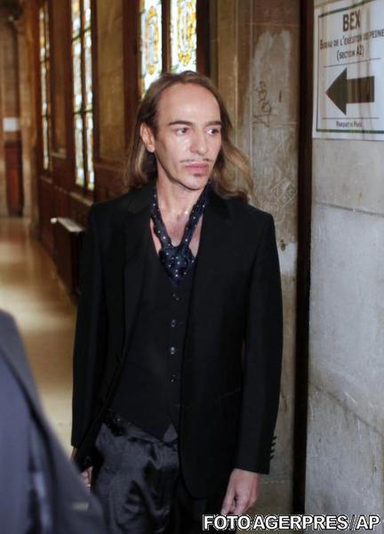 John Galliano la tribunal, Foto: Agerpres/AP