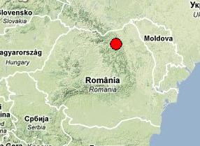 Localizarea cutremurului, Foto: Institutul de Fizica a Pamantului