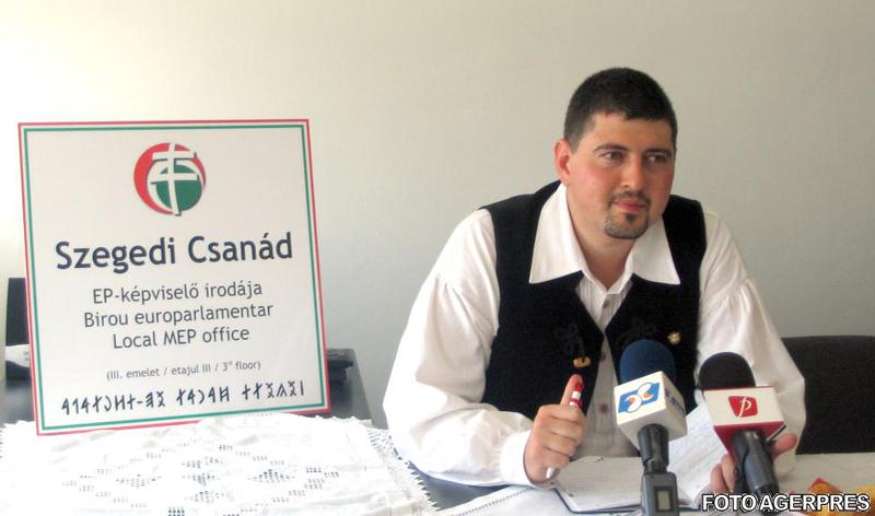 Europarlamentarul Szegedi Csanad, Jobbik, Foto: AGERPRES