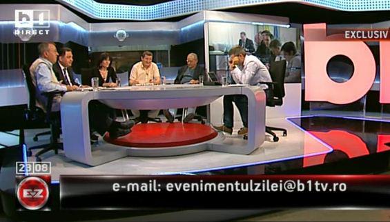 Vanghelie la emisiunea 'EvZ', Foto: captura B1 TV