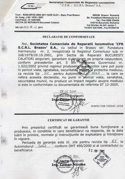 Revizia tehnica, Foto: Ministerul Transporturilor