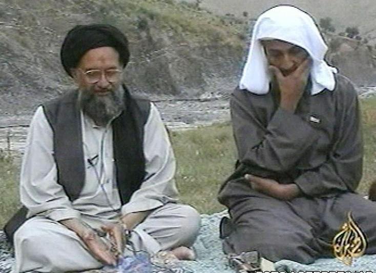 Ayman al-Zawahri si Osama bin Laden (Imagine de arhiva), Foto: Agerpres