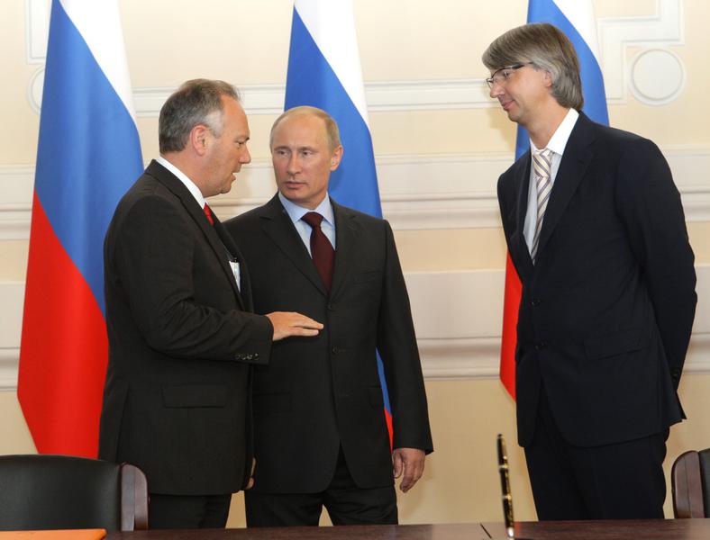 Putin, discutand cu seful Ford Europa, Foto: Reuters