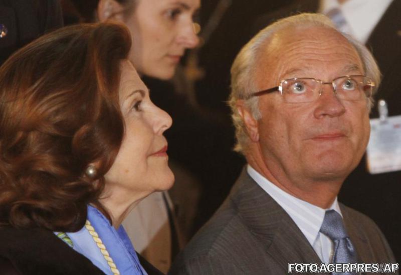 Regele Carl Gustaf, alaturi de sotia sa, Silvia, Foto: Agerpres