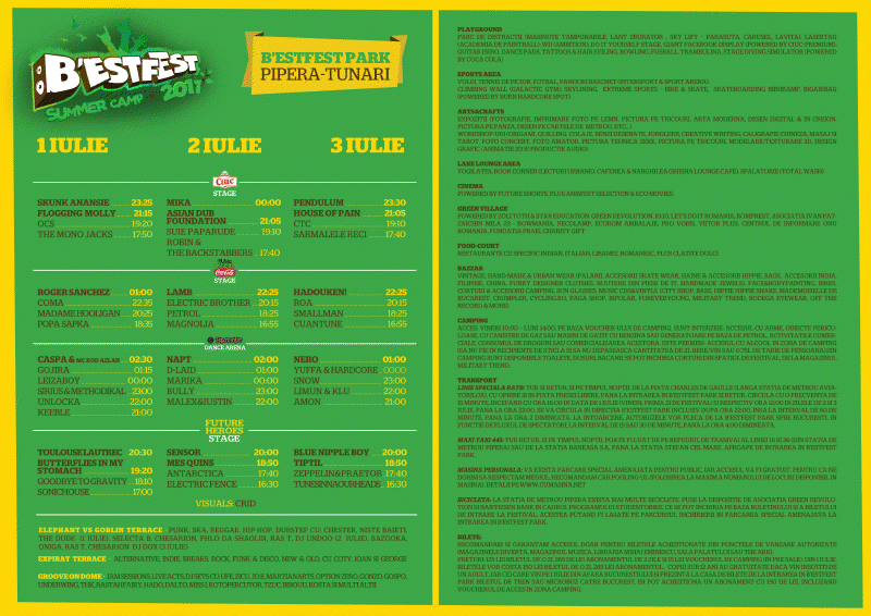 program B'ESTFEST 2011, Foto: Emagic