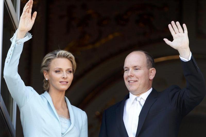 Charlene si Albert de Monaco, Foto: Reuters