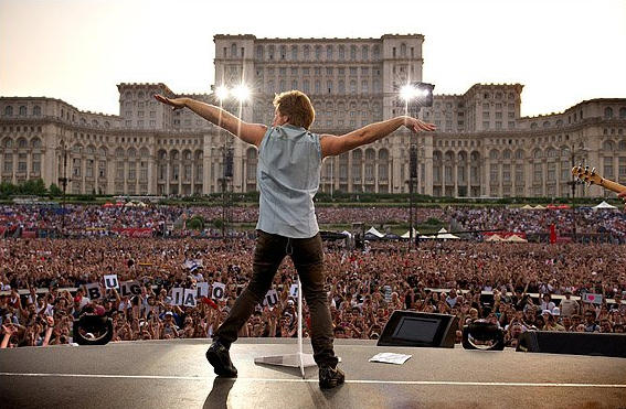 Jon Bon Jovi in Bucuresti, Foto: David Bergman / TourPhotographer.com