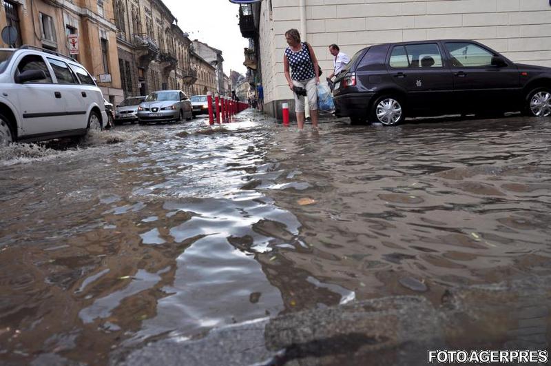 Ploaie torentiala, Foto: Agerpres