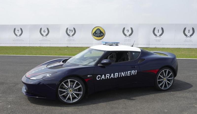 Lotus Evora S Carabinieri, Foto: Lotus