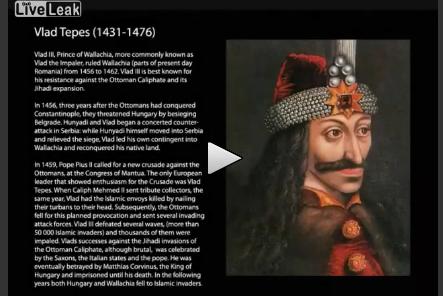 Vlad Tepes, Foto: Captura LiveLeak