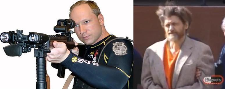 Breivik si Unabomber, Foto: Hotnews