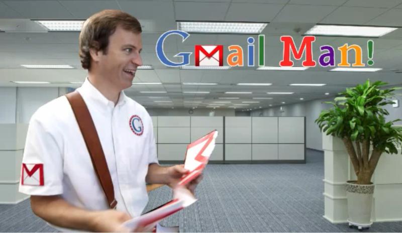 GmailMan un personaj care ironizeaza Google, Foto: Captura YouTube