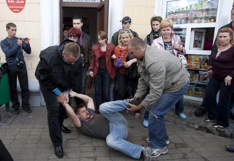 Violente la Minsk, Foto: Reuters