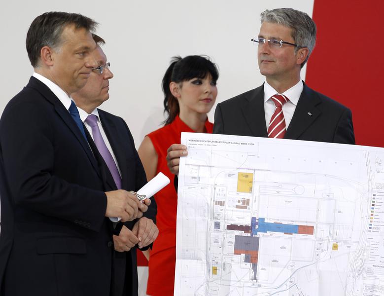 Audi incepe extinderea uzinei ungare, Foto: Reuters