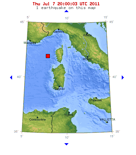 Seism in Franta, Foto: USGS