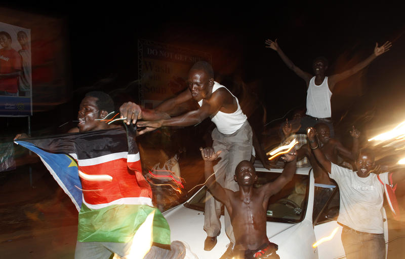 Bucurie pe strazile din Juba, Foto: Reuters