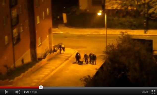 Atac asupra presupusilor huligani, Foto: Captura YouTube