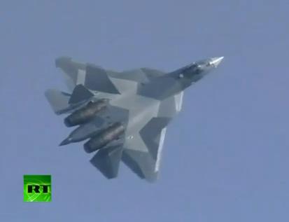 Avionul rusesc invizibil Suhoi T-50, Foto: Captura YouTube