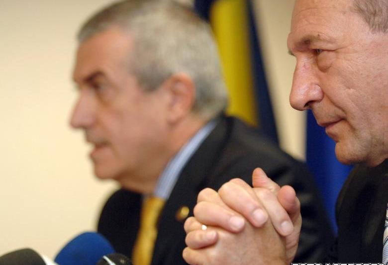 Basescu si Tariceanu, in 2008, Foto: Agerpres