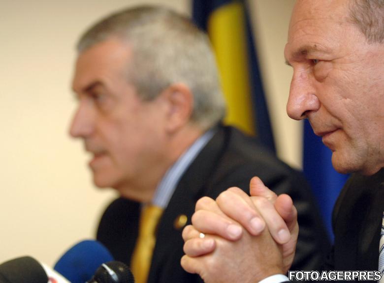 Basescu si Tariceanu, in 2008, Foto: Agerpres