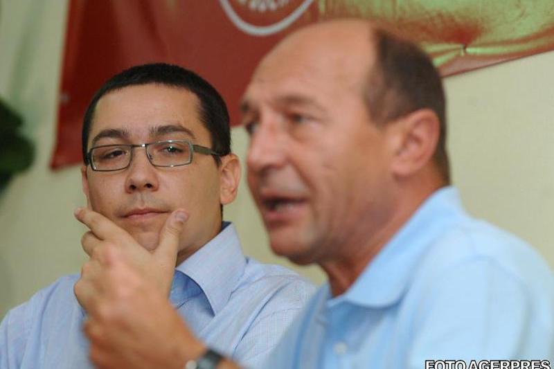 Victor Ponta si Traian Basescu, Foto: Agerpres