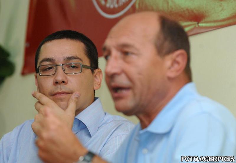 Victor Ponta si Traian Basescu, Foto: Agerpres