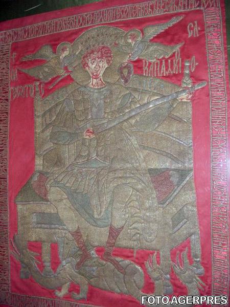 Steagul de lupta al lui Stefan cel Mare, Foto: AGERPRES