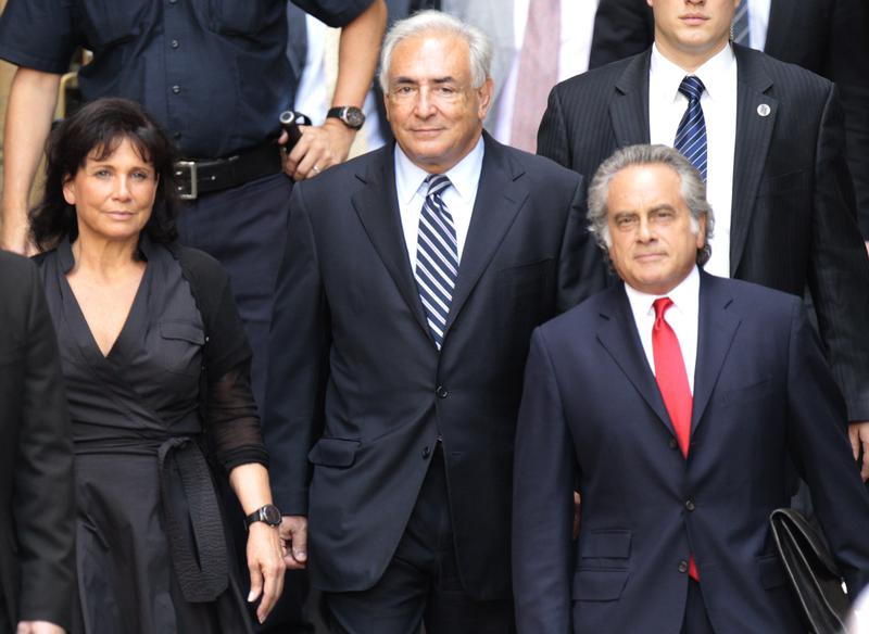 DSK, impreuna cu sotia sa si avocatul Ben Brafman, Foto: Reuters