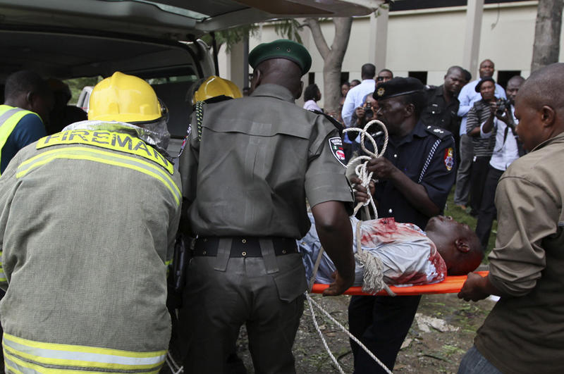 Atentat cu bomba asupra biroului ONU din Abuja, Nigeria, Foto: Reuters