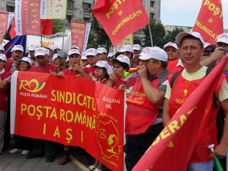 Protest al postasilor, Foto: Hotnews