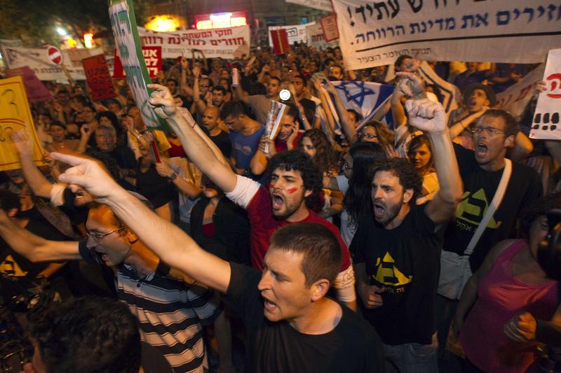 Proteste in Israel (6 august), Foto: Reuters
