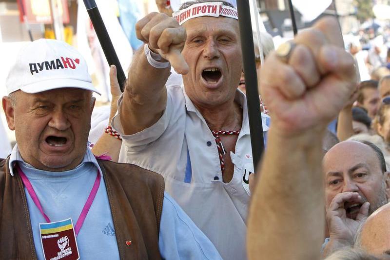 Sustinatorii lui Timosenko cer eliberarea sa, Foto: Reuters