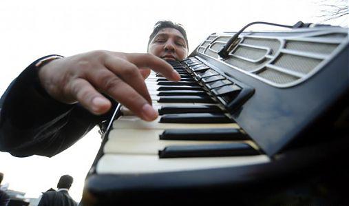 Cu acordeonul, Foto: Agerpres