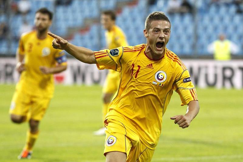 Gabi Torje, in tricoul nationalei Romaniei , Foto: Reuters