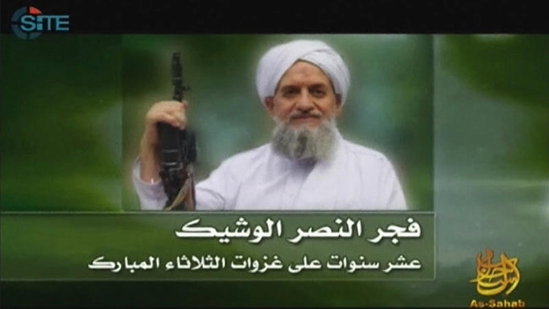 Liderul al-Qaeda, Ayman al-Zawahiri, intr-un clip nou, Foto: Reuters
