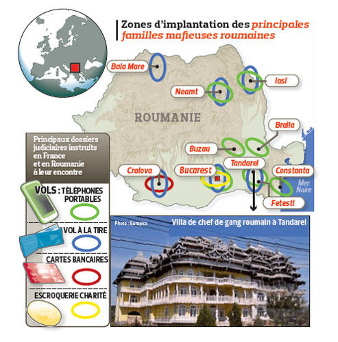 Principalele clanuri mafiote care actioneaza in Franta, Foto: Le Figaro