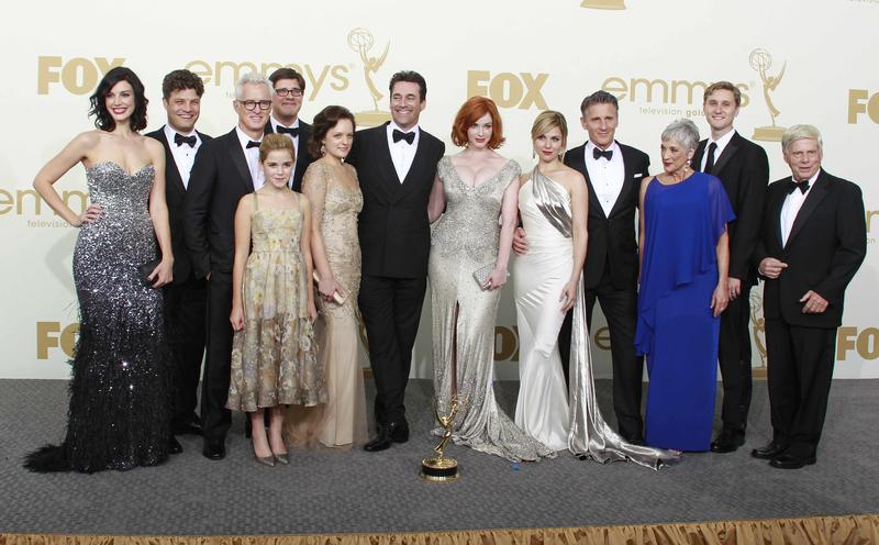 Actorii din Mad Men, dupa ceremonia Emmy 2011, Foto: Reuters