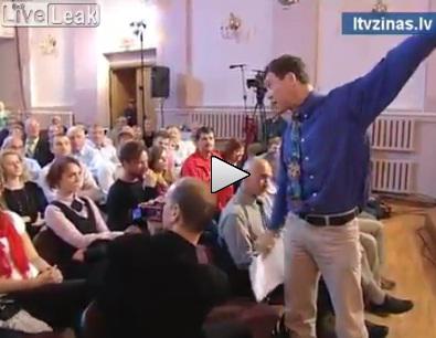 Dainis Grabovskis a facut scandal, Foto: Captura YouTube