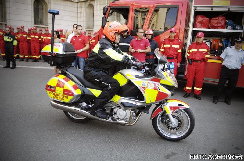 Motocicleta de salvare, Foto: Agerpres