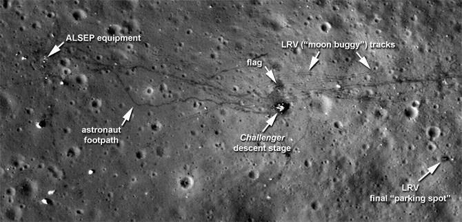 Pasii omului pe Luna, fotografiati de NASA, Foto: nasa.gov