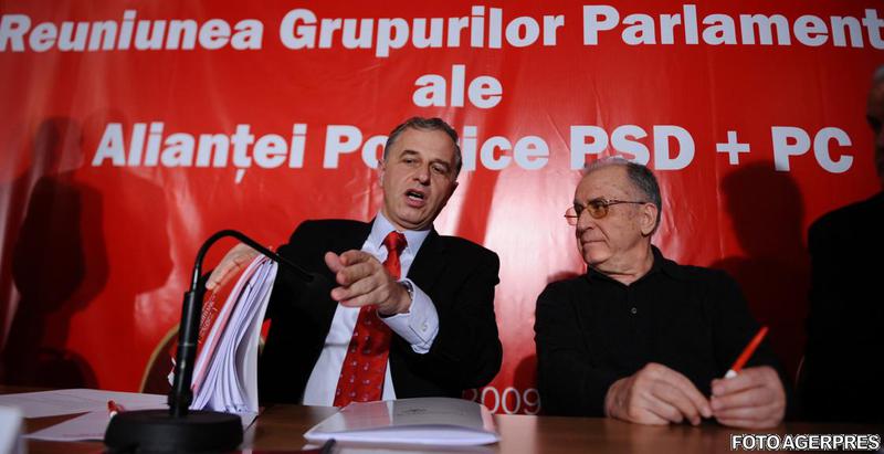 Geoana si Iliescu, in 2009, Foto: Agerpres