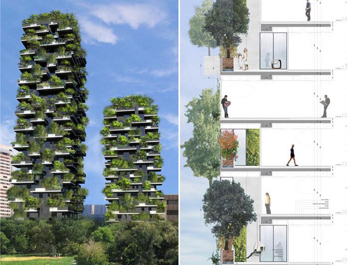 Bosco Verticale este primul proiect ecologic de acest fel pus in aplicare, Foto: Arhitect Stefano Boeri