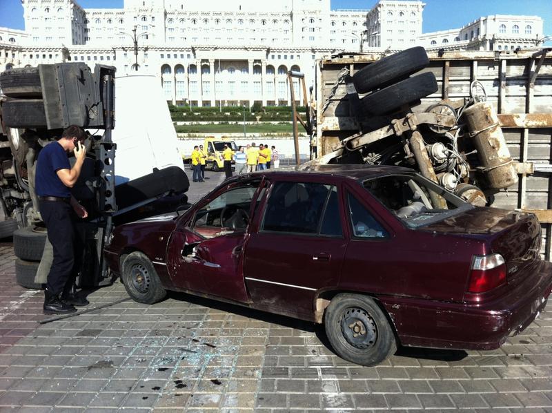 Accident simulat, Foto: 0-100.ro