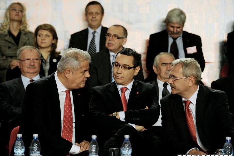 Victor Ponta, Adrian Nastase, Liviu Dragnea , Foto: Agerpres