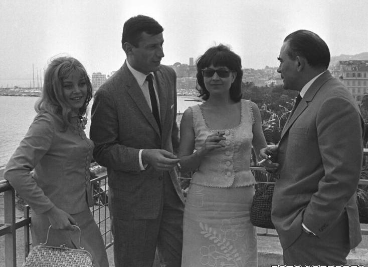 Ana Szeles, Victor Rebenciuc, Gina Patrichi si Liviu Ciulei, in 1965, Foto: Agerpres