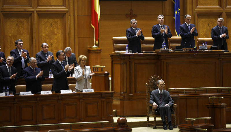 Regele Mihai in Parlament, Foto: HotNews / DP