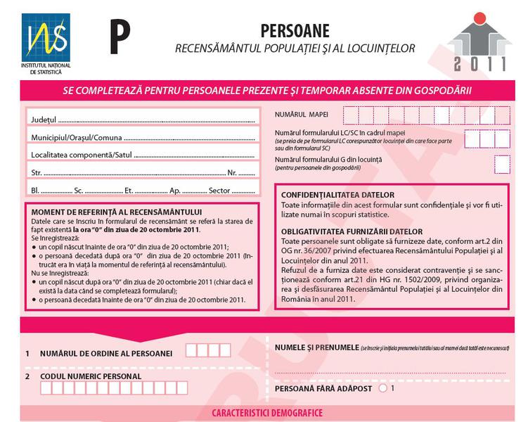 Colectarea CNP-ului, Foto: Recensamantromania.ro