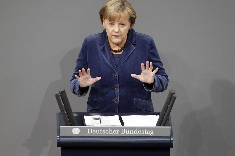 Angela Merkel in Bundestag, Foto: Reuters