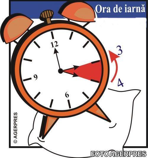 Ora de iarna, Foto: Agerpres